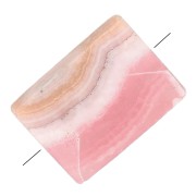 Perle rectangle 7x5 mm facettée en pierre gemme - Rhodochrosite x1|raw }}