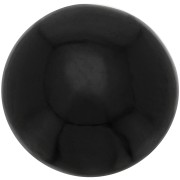 Cabochon rond 12 mm en pierre gemme - Spinelle noir x1|raw }}