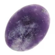 Cabochon ovale 14x10 mm en pierre gemme - Lepidolite x1