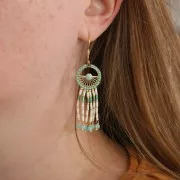 Breloques rondes facettées 3 mm Jaspe rouge sur clou en Argent 925 Doré Or fin x6