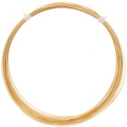 Fil semi-dur demi-rond 0.8 mm en Gold filled (or laminé)  x1m