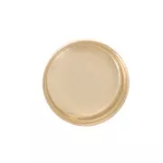 Sertis ronds pour cabochon 3 mm - Gold Filled (or laminé)  x4