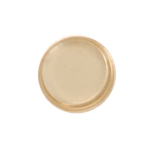 Sertis ronds pour cabochon 3 mm - Gold Filled (or laminé)  x4