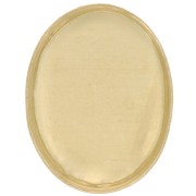 Serti ovale pour cabochon 8x6 mm - Gold Filled (or laminé)  x1