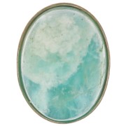 Serti ovale pour cabochon 8x6 mm - Gold Filled (or laminé)  x1