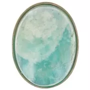 Serti ovale pour cabochon 8x6 mm - Gold Filled (or laminé)  x1