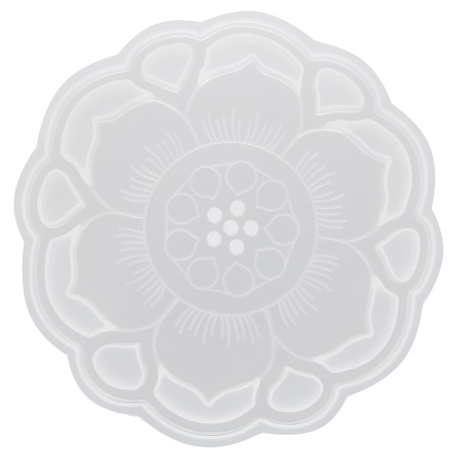 Moule silicone pour réaliser une rosace en résine 10 cm x1