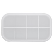 Moule silicone pour réaliser plateau ovale en résine 23.5x13 cm