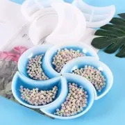 Moule silicone pour réaliser une coupelle forme demi-lune en résine 11.5x7 cm