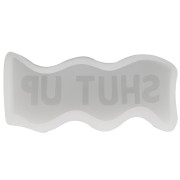 Moule savon en silicone - forme de vague avec mot Shut Up 11.5x3.5cm Transparent|raw }}