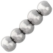 Perles rondes 3 mm - Acier inoxydable 303L x10