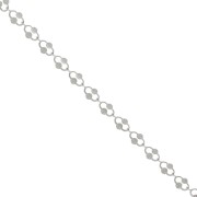 Chaîne maille fantaisie 6.4 mm - Acier inoxydable 304 x99cm