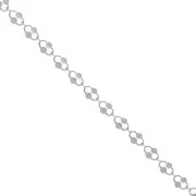Chaîne maille fantaisie 6.4 mm - Acier inoxydable 304 x99cm