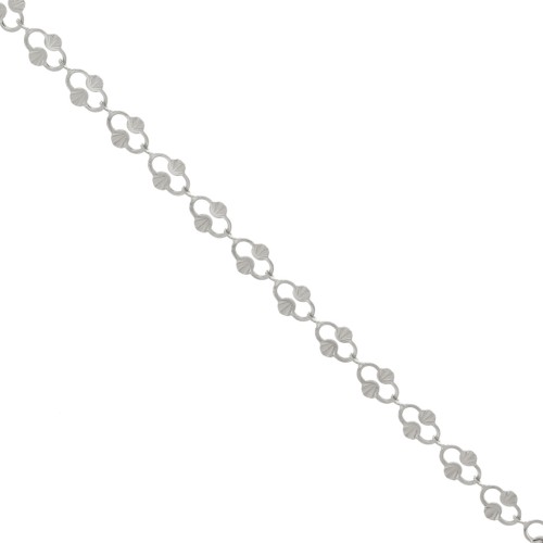 Chaîne maille fantaisie 6.4 mm - Acier inoxydable 304 x99cm