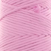 Bobine de cordon en coton pour macramé Cotton Suprême 3XL peigné - Rose x75m