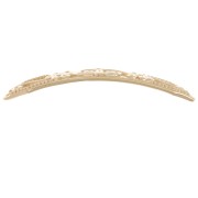 Intercalaire rectangle incurvé 37x7.5mm - motif ornements - Plaqué Or 3 microns x1