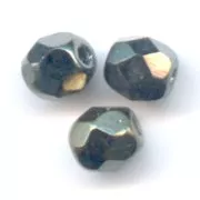 Facettes 3 mm Jet Brown Iris x50