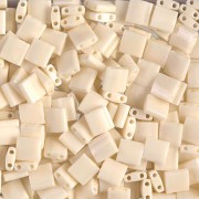 Miyuki Tila Beads 5x5x1.9 mm TL-0491 - Ivory Pearl Ceylon Luster x10g