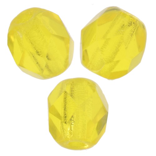 Facettes 3 mm Lemon x50