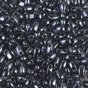 Long Drop Miyuki 3x5.5mm LDP-451- Gunmetal x10g