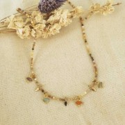 Breloque oeil facettée & petite boule 8x7 mm - Argent 925 - Aventurine x1