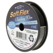 Fil cablé 21 brins 0.36 mm - Soft Flex Fine - Noir x9m