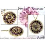 Perles en verre Konos® par Puca® 4x2 mm - Jet Sliperit x10g