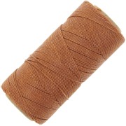 Bobine de fil ciré Linhasita pour micro macramé 1 mm - Ambre (388) x168m|raw }}
