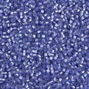 Miyuki Delica 11/0 DB0694 - Dyed Semi Mat Silver Lined Purple x8g