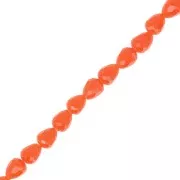 Perles poires en verre facetté  4x4mm - Hyacinth x43cm