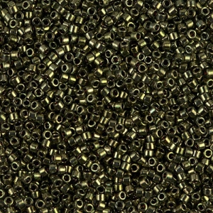 Miyuki Delica 11/0 DB0011 - Olive Metallic x8g