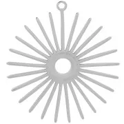 Pendentif soleil 29.5 mm - Acier inoxydable 304 x1