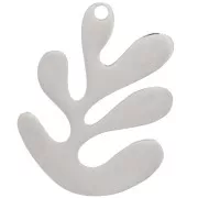 Pendentif corail 25x20 mm - Acier inoxydable 304 x1