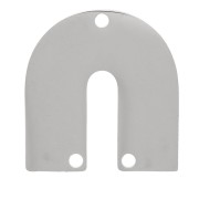 Intercalaire chandelier forme U 17x16 mm - Acier inoxydable 304 x1|raw }}