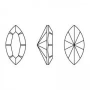 Navette PureCrystal 4228 10x5 mm - Crystal Purple Ignite x1