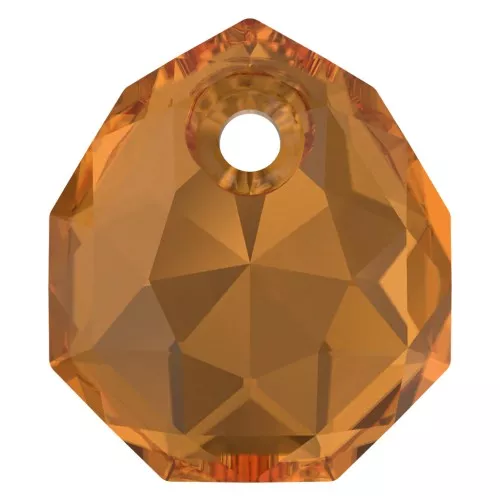 Pendentif PureCrystal 6436 Majestic Pendant 11.5 mm - Light Amber x1