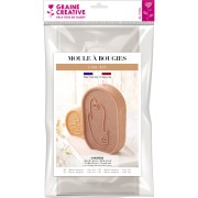 Moule pour bougie - 2 formes - Graine créative - Line Art x1|raw }}