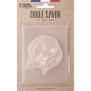 Moule pour fabrication de savon - Renard 7x6 cm - Transparent x1