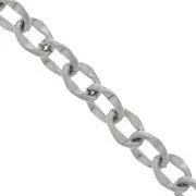 Chaîne maille fantaisie 7.1 mm - Acier inoxydable 304 x99cm