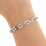 Chaîne maille fantaisie 7.1 mm - Acier inoxydable 304 x99cm