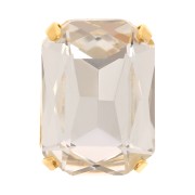 Cristal serti Aurora A4627 Octagon 14x10 mm - Doré - Crystal x1|raw }}