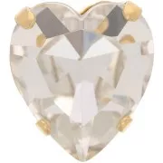 Cristal serti Aurora Coeur A4831 Antique Heart 15.5x14 mm - Doré - Crystal x1