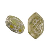 Perles en verre Paros® par Puca® 7x4 mm - Jonquil Opal New Picasso x10g|raw }}