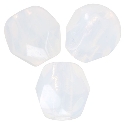 Facettes 3 mm White Opal  x50