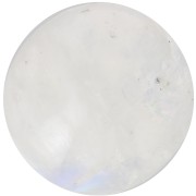 Cabochon rond 14 mm en pierre gemme - Pierre de lune x1