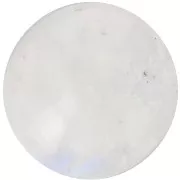 Cabochon rond 14 mm en pierre gemme - Pierre de lune x1