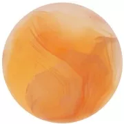 Cabochon rond 14 mm en pierre gemme - Cornaline x1