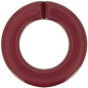 Maillon rond plat en acrylique 31.5 mm - Bordeaux x1|raw }}