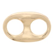 Intercalaire grain de café 20x13 mm - Doré x1