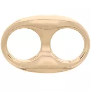 Intercalaire grain de café 22x14.5 mm - Doré x1